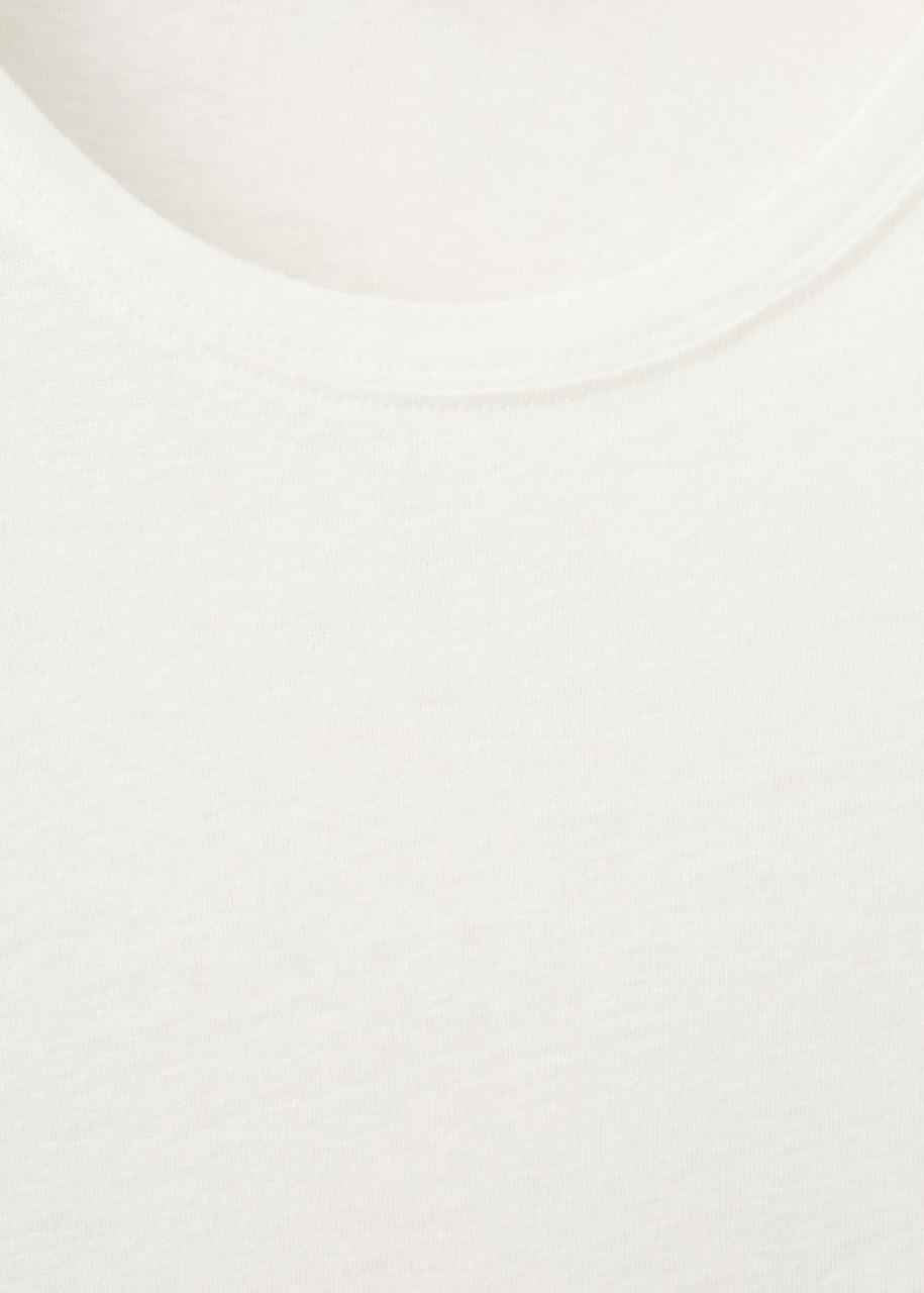 MANGO SLIM-FIT LINEN T-SHIRT