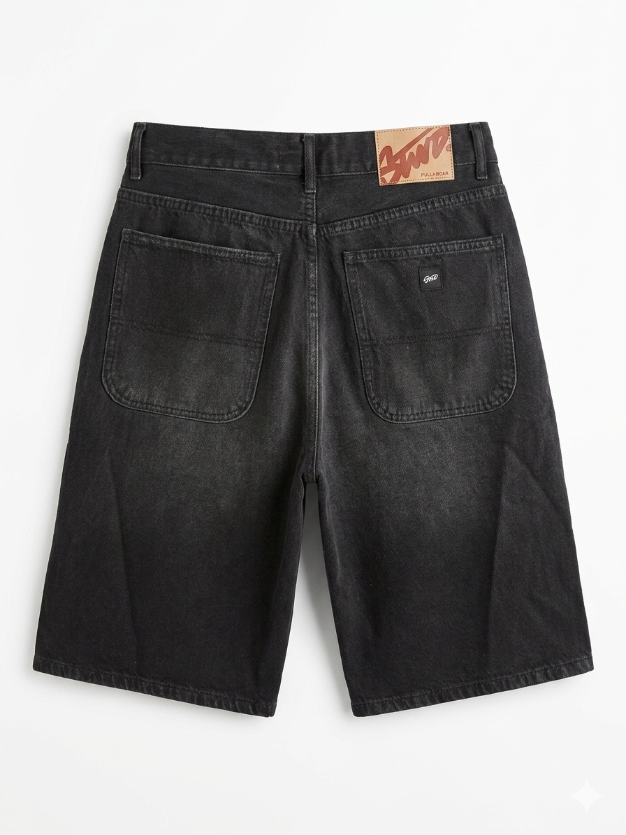 PULL&BEAR SUPER BAGGY SHORTS - Urban store