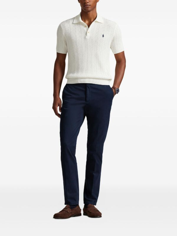 POLO RALPH LAUREN CABLE KNIT T-SHIRT