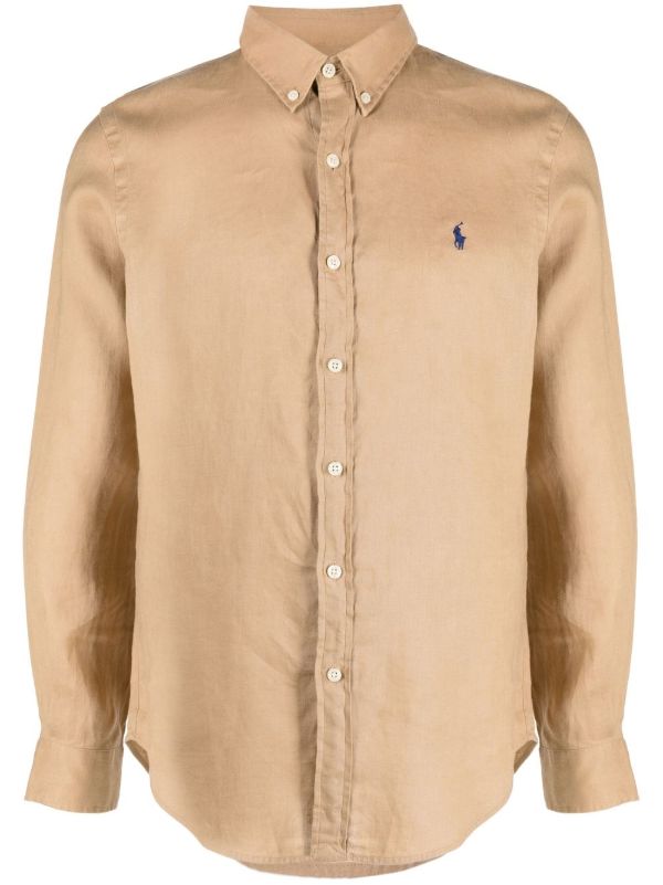 POLO RALPH LAUREN LINEN BASIC SHIRT