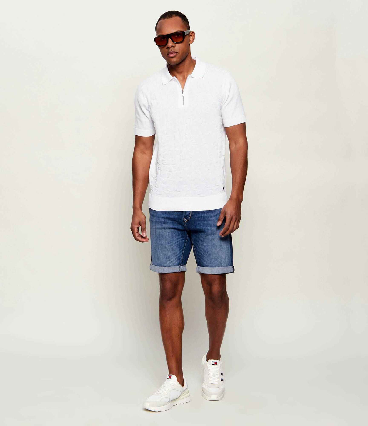 Tommy Jeans Suede Cleat Mixed Texture Trainers