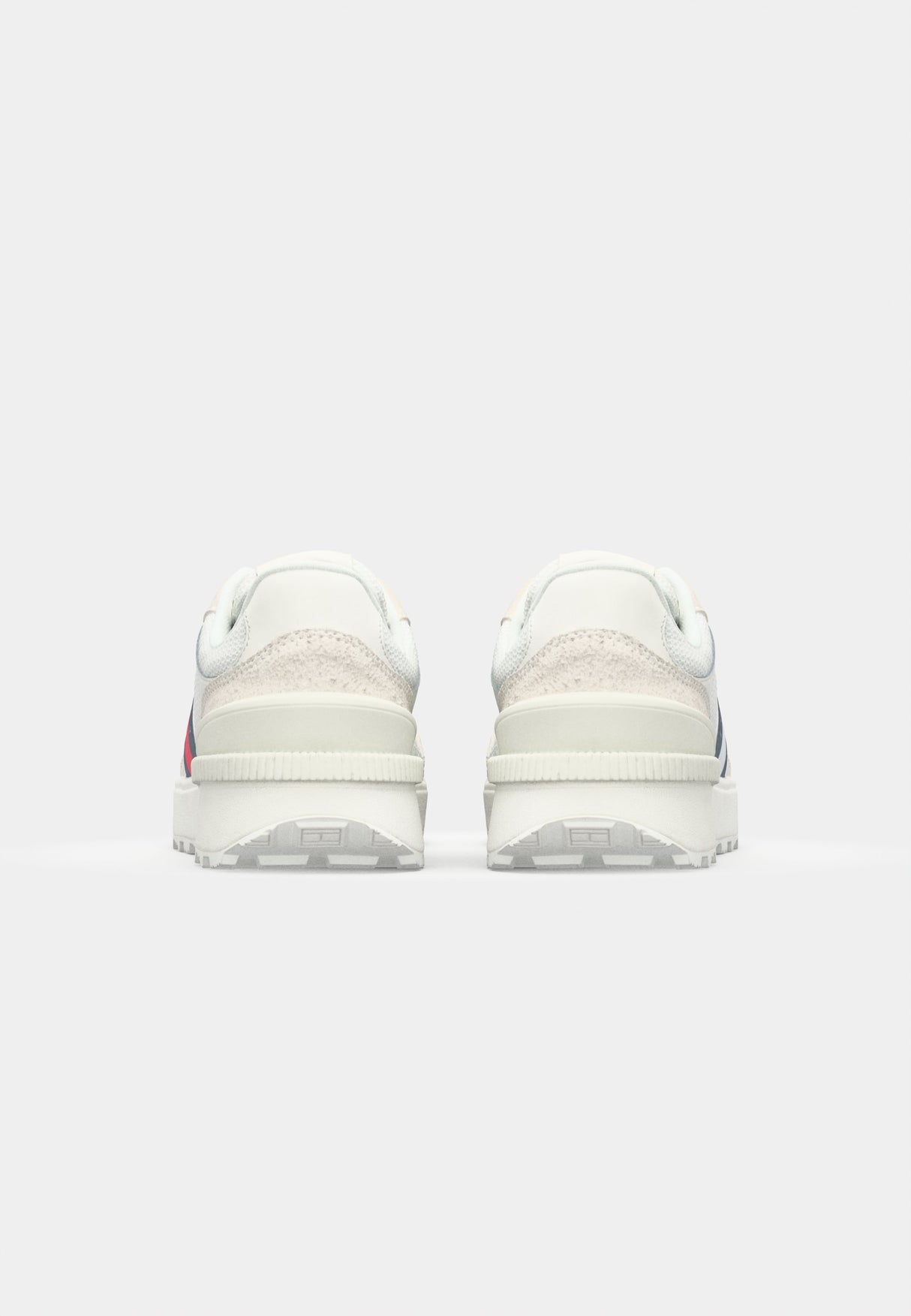 Tommy Jeans Suede Cleat Mixed Texture Trainers - Urban store