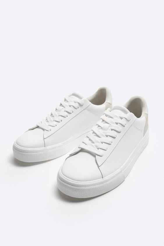 ZARA CONTRAST SNEAKERS