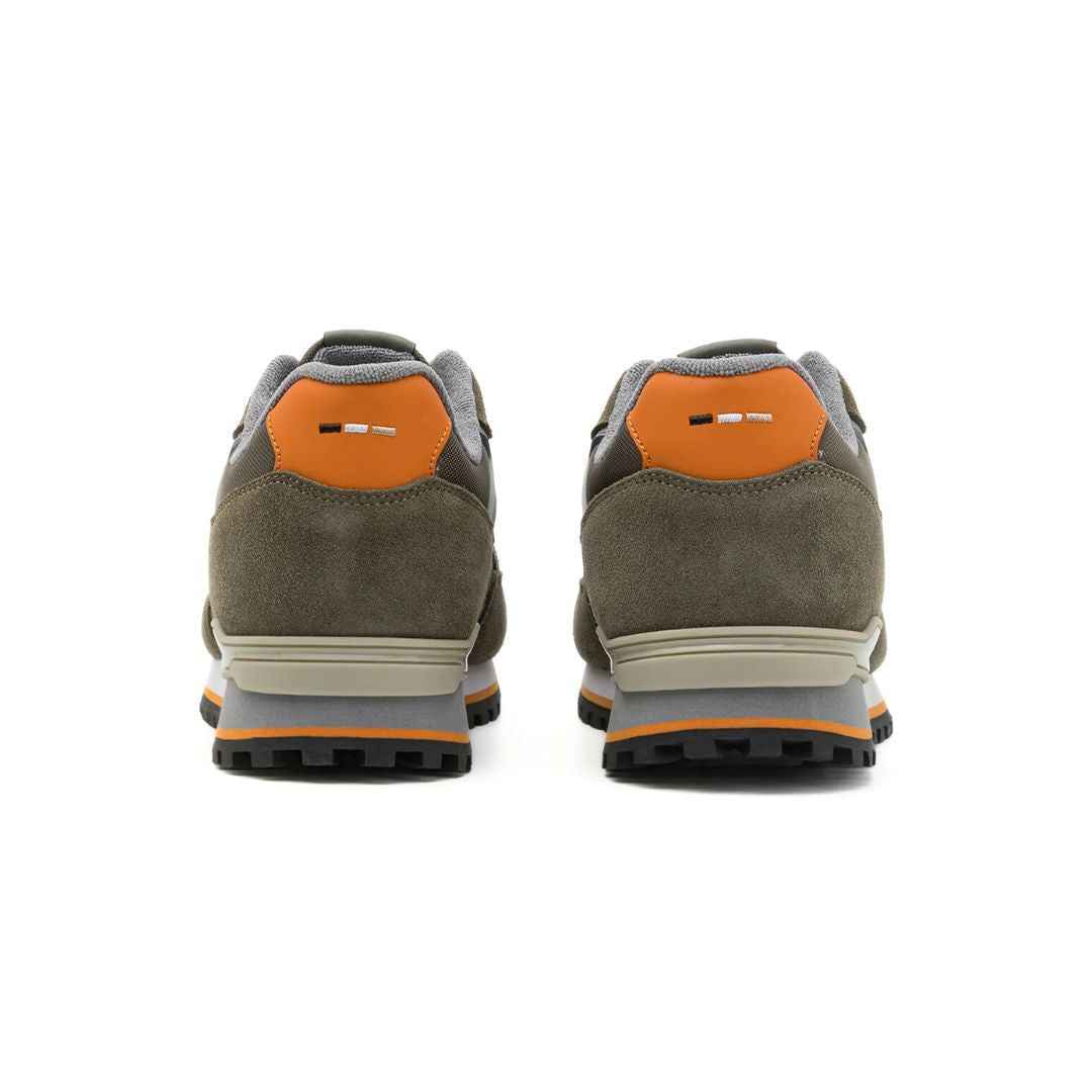 BOSS Sneakers with a stitched design