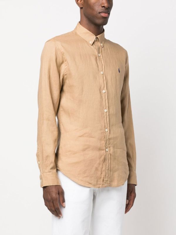 POLO RALPH LAUREN LINEN BASIC SHIRT
