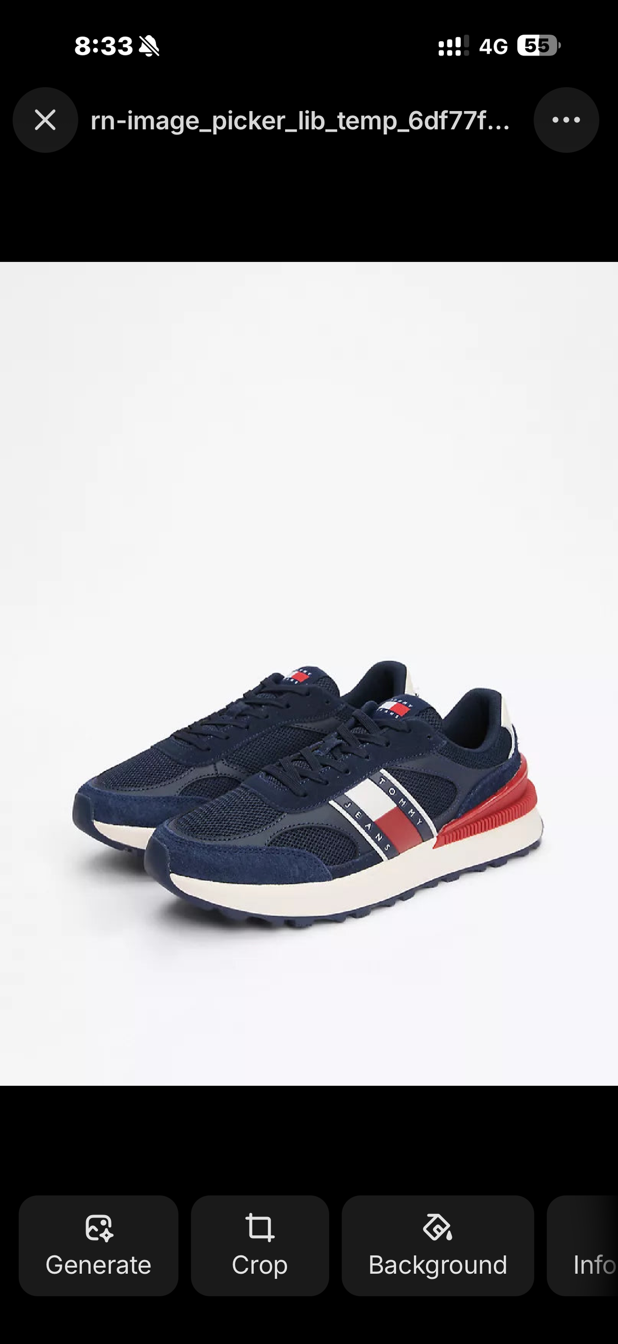 Tommy Jeans Suede Cleat Mixed Texture Trainers