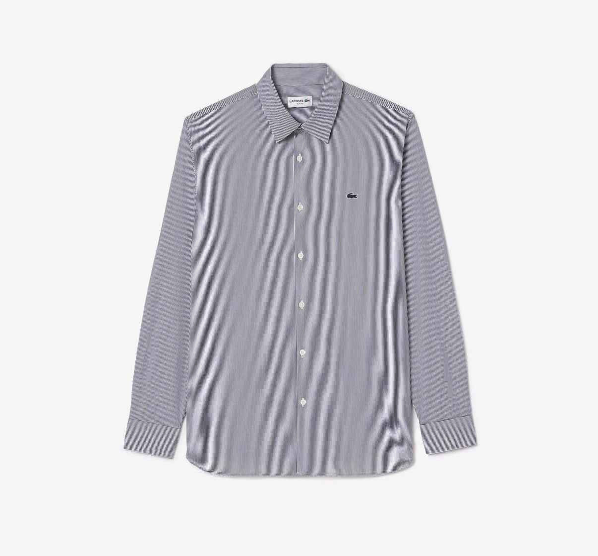 LACOSTE STRIPED OXFORD SHIRT