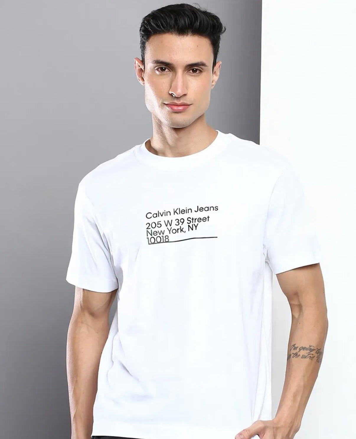 CALVIN KLEIN PRINTED T-SHIRT