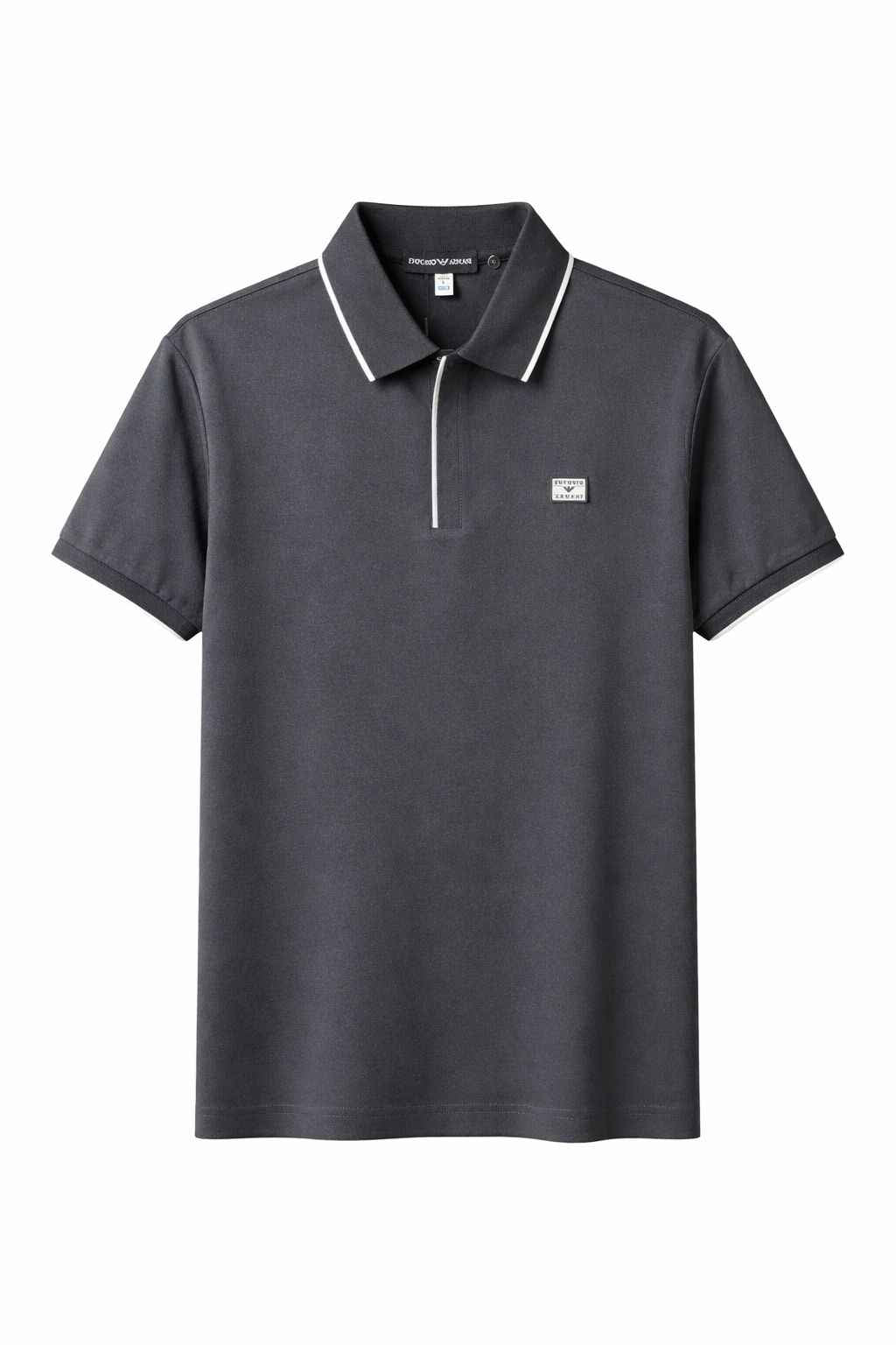 Emporio Armani quarter zipper polo