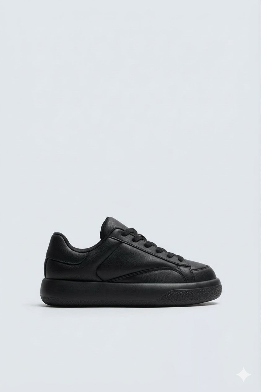 ZARA PADDED LACE-UP TRAINER - Urban store