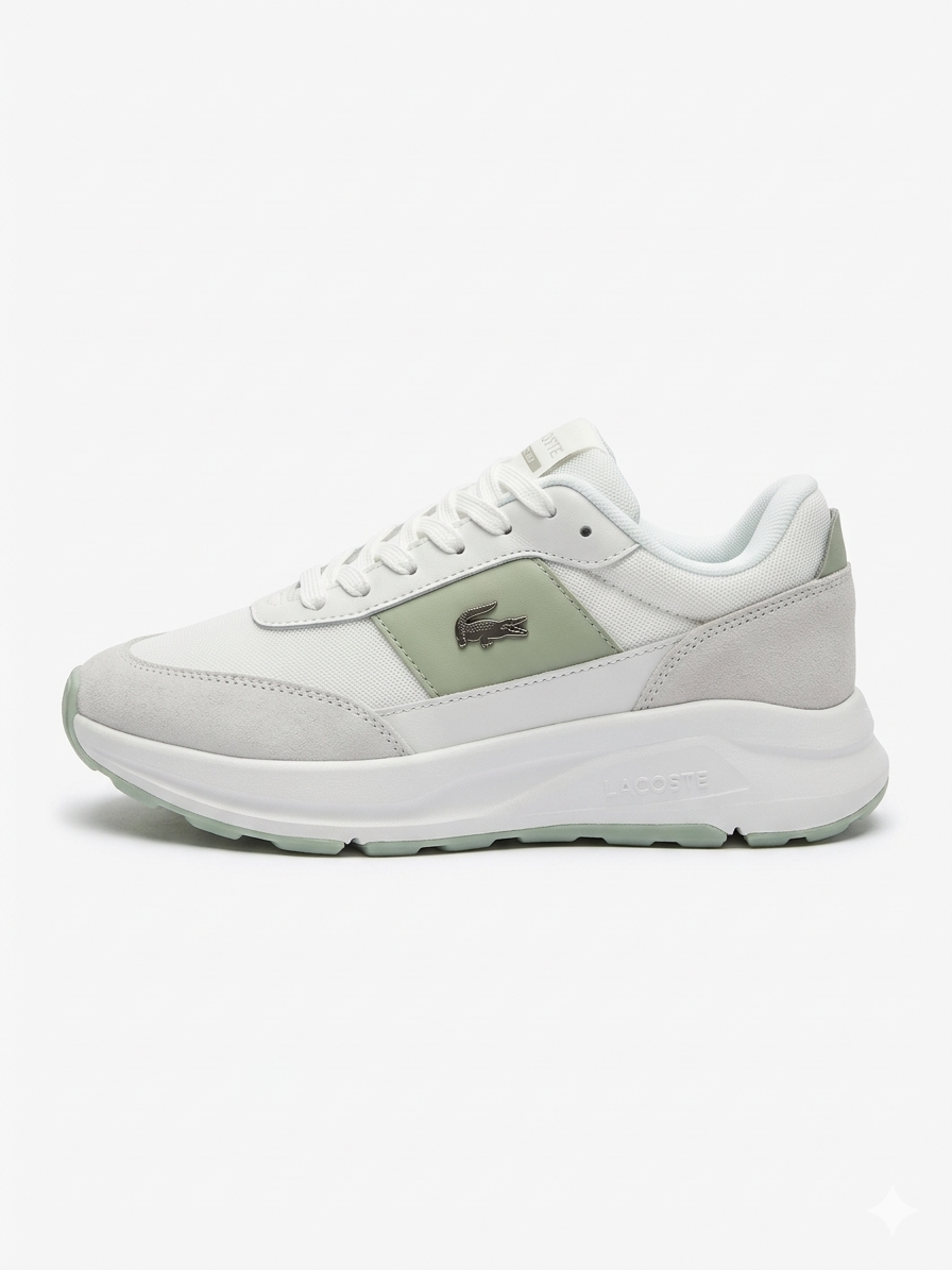 Lacoste Leather Lace Up Trainers - Urban store