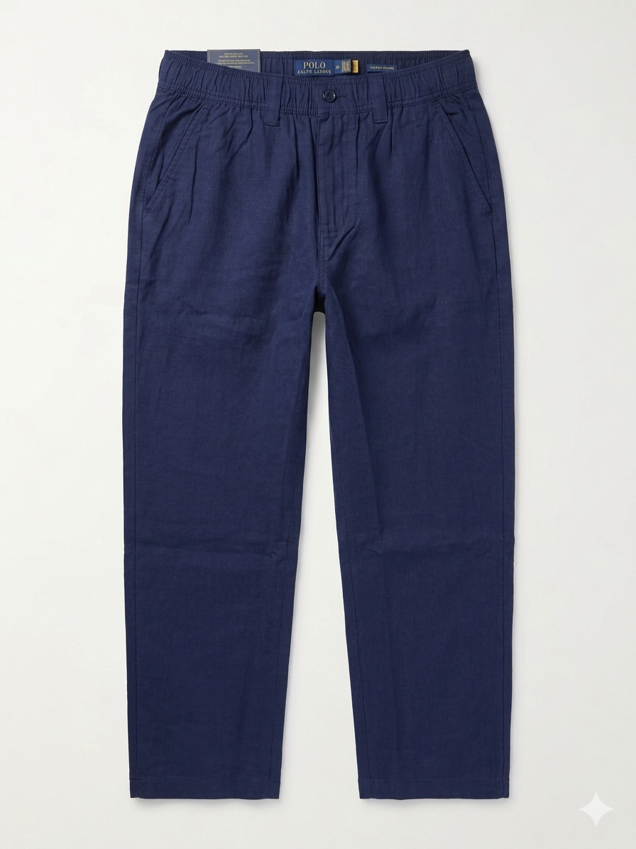 Polo Ralph Lauren Men’s Linen Short Sleeve Shirt & Linen Pants Set - Urban store