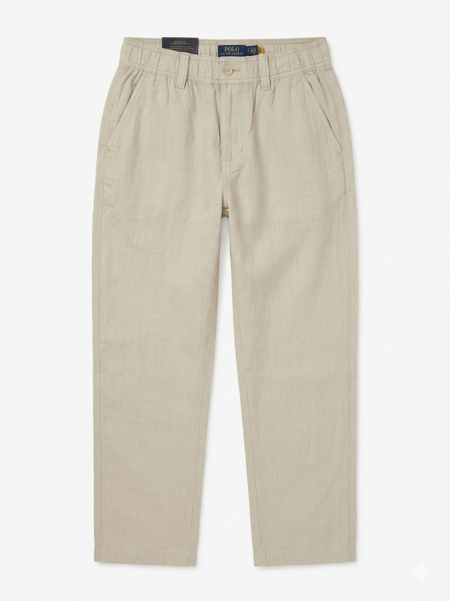 Polo Ralph Lauren Men’s Linen Short Sleeve Shirt & Linen Pants Set - Urban store