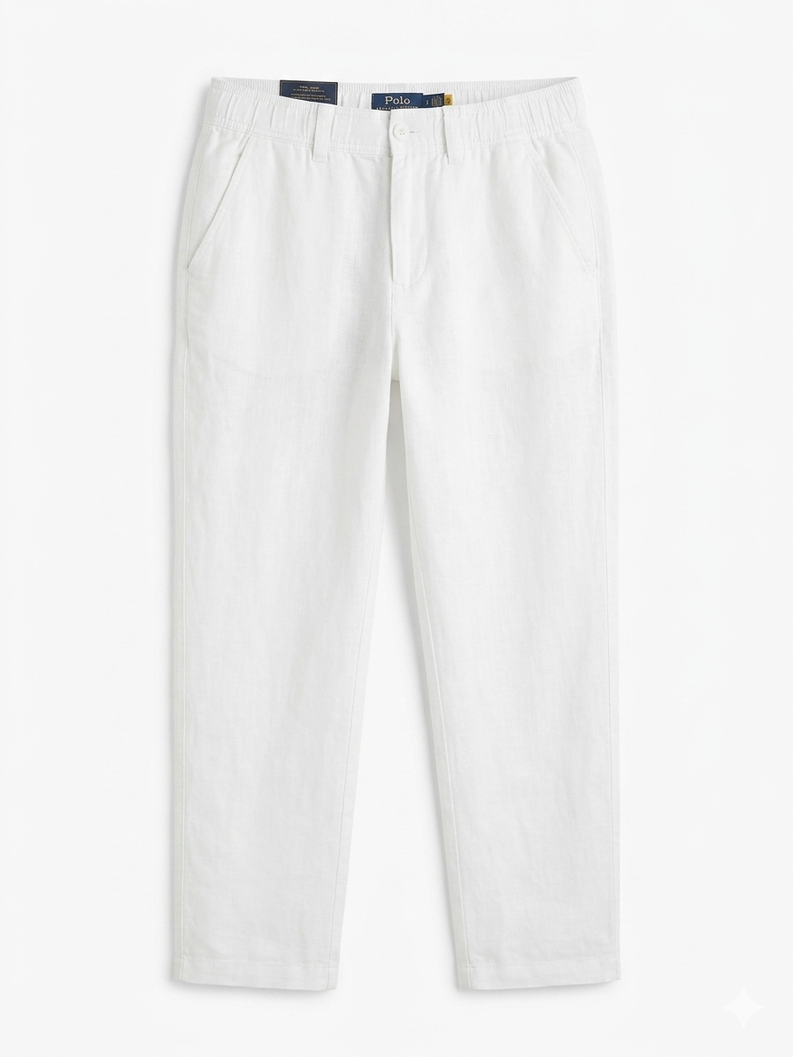 Polo Ralph Lauren Men’s Linen Short Sleeve Shirt & Linen Pants Set - Urban store