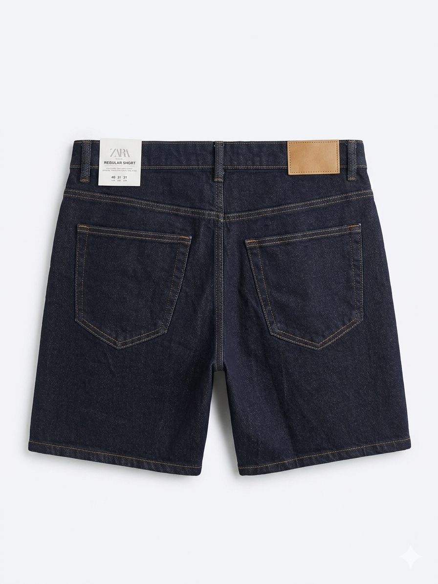 ZARA RAW DENIM REGULAR SHORT - Urban store