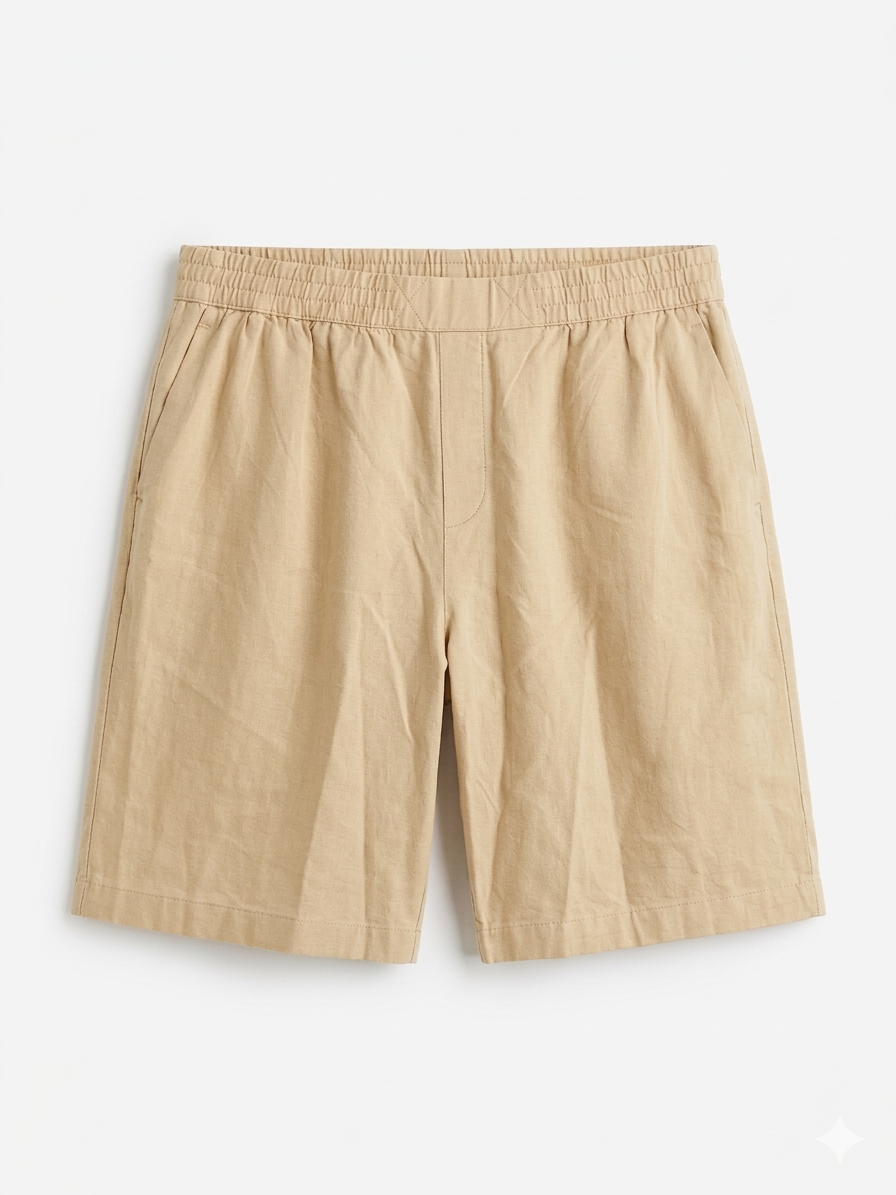 ZARA LINEN WIDE SHORTS - Urban store