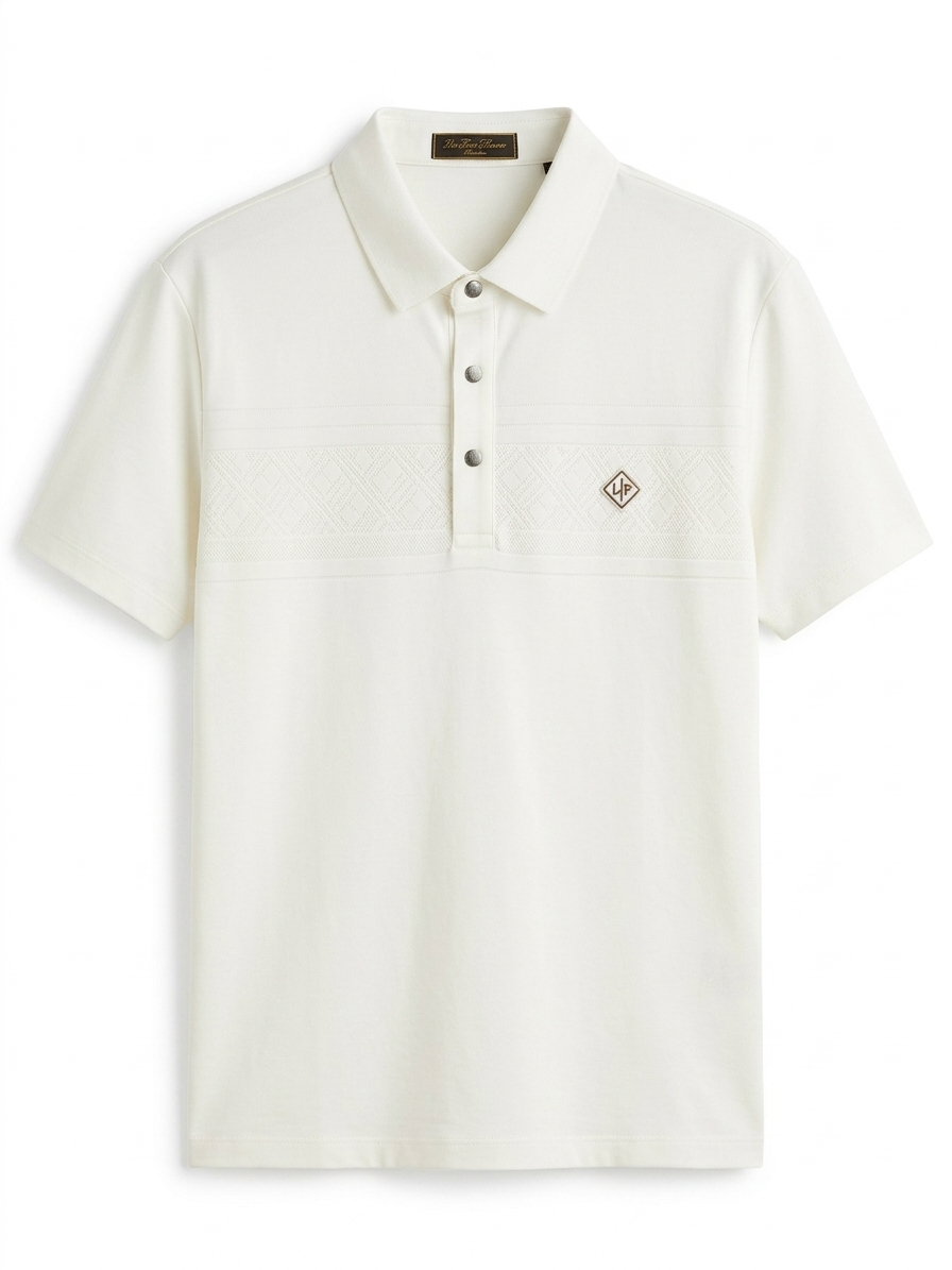 LORO PIANA WITH PATTERN POLO SHIRT