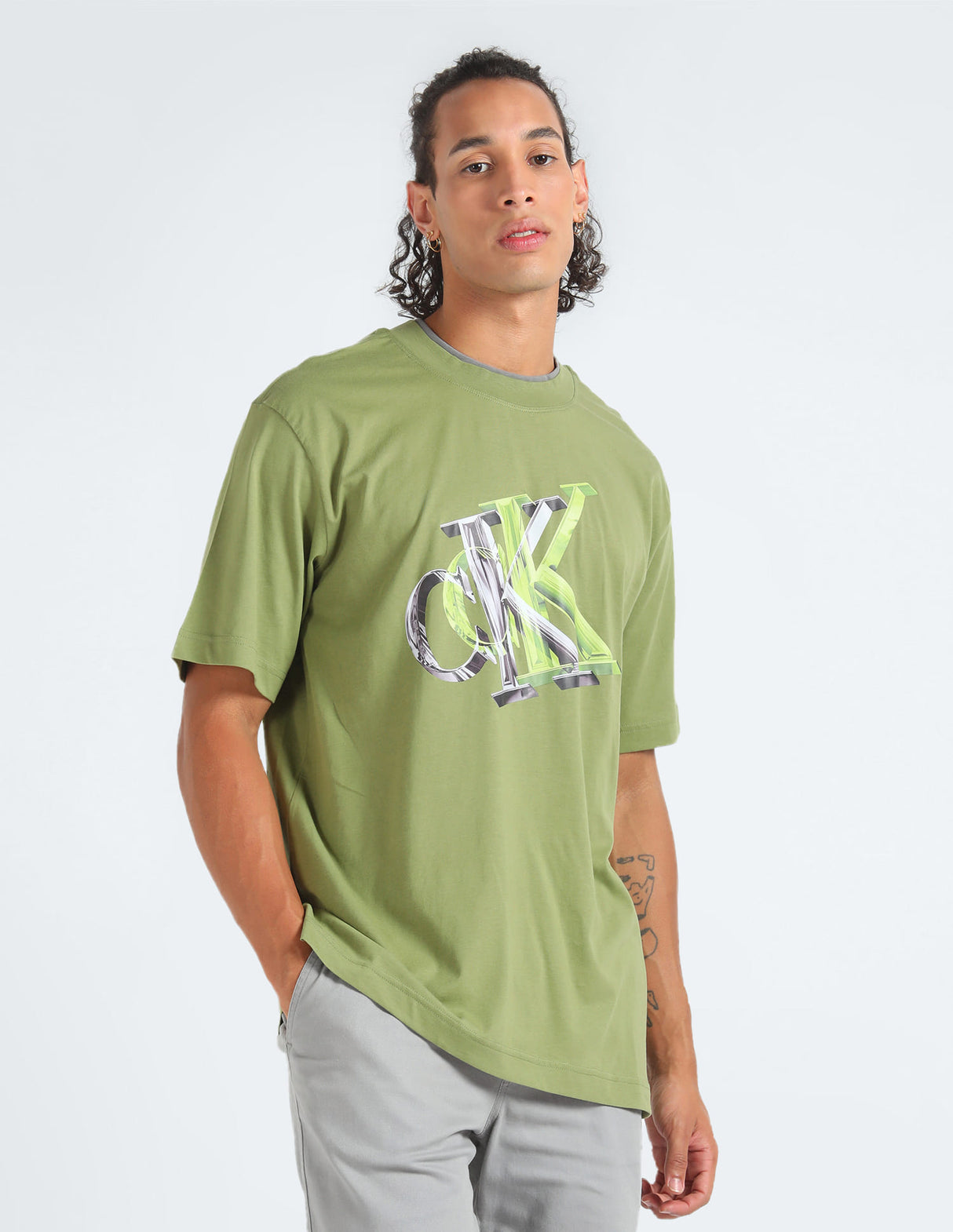 CALVIN KLEIN PRINTED T-SHIRT