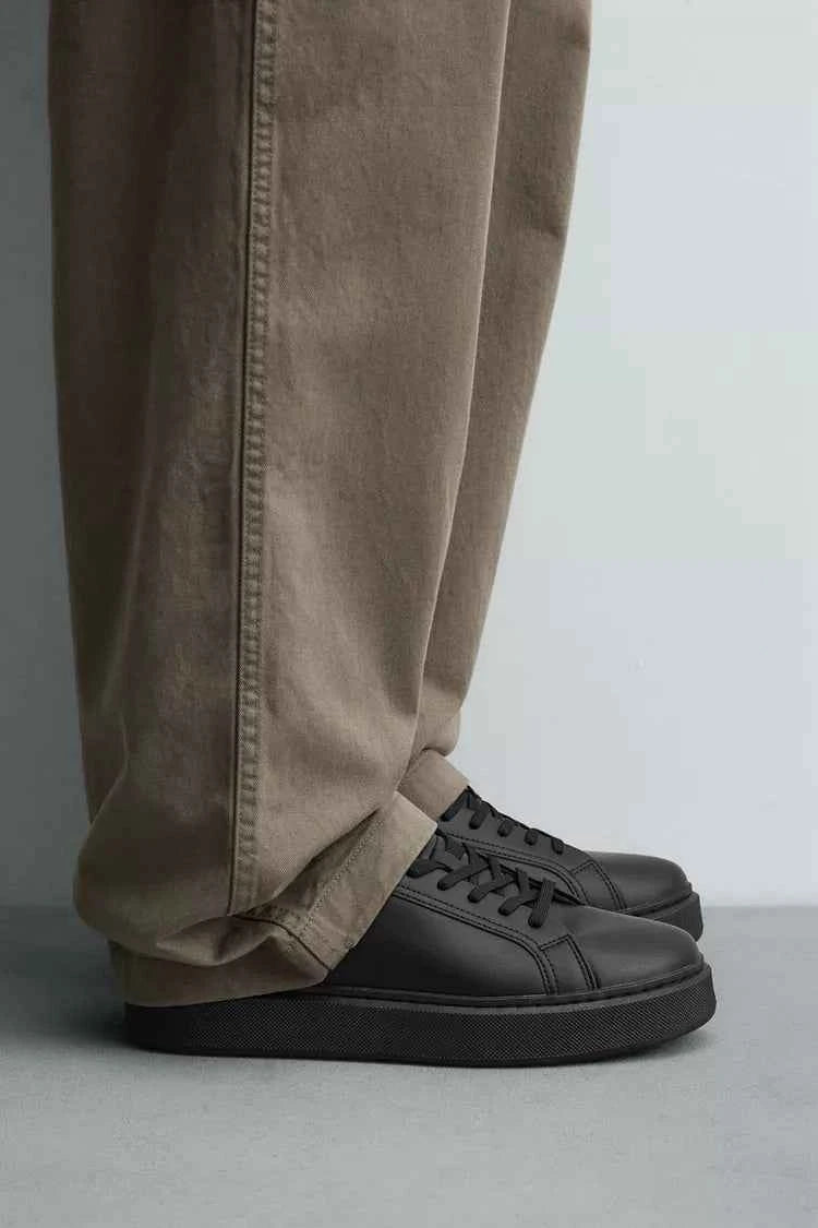 ZARA MONOCHROME CHUNKY SNEAKERS