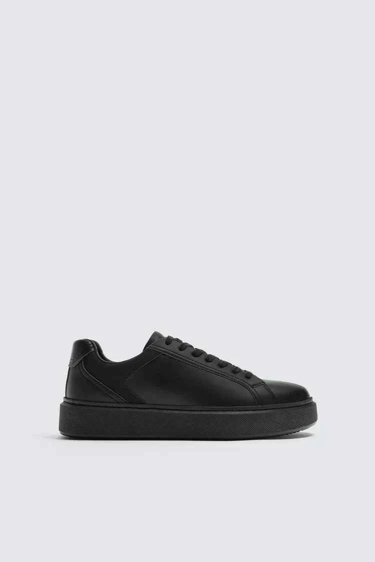 ZARA MONOCHROME CHUNKY SNEAKERS