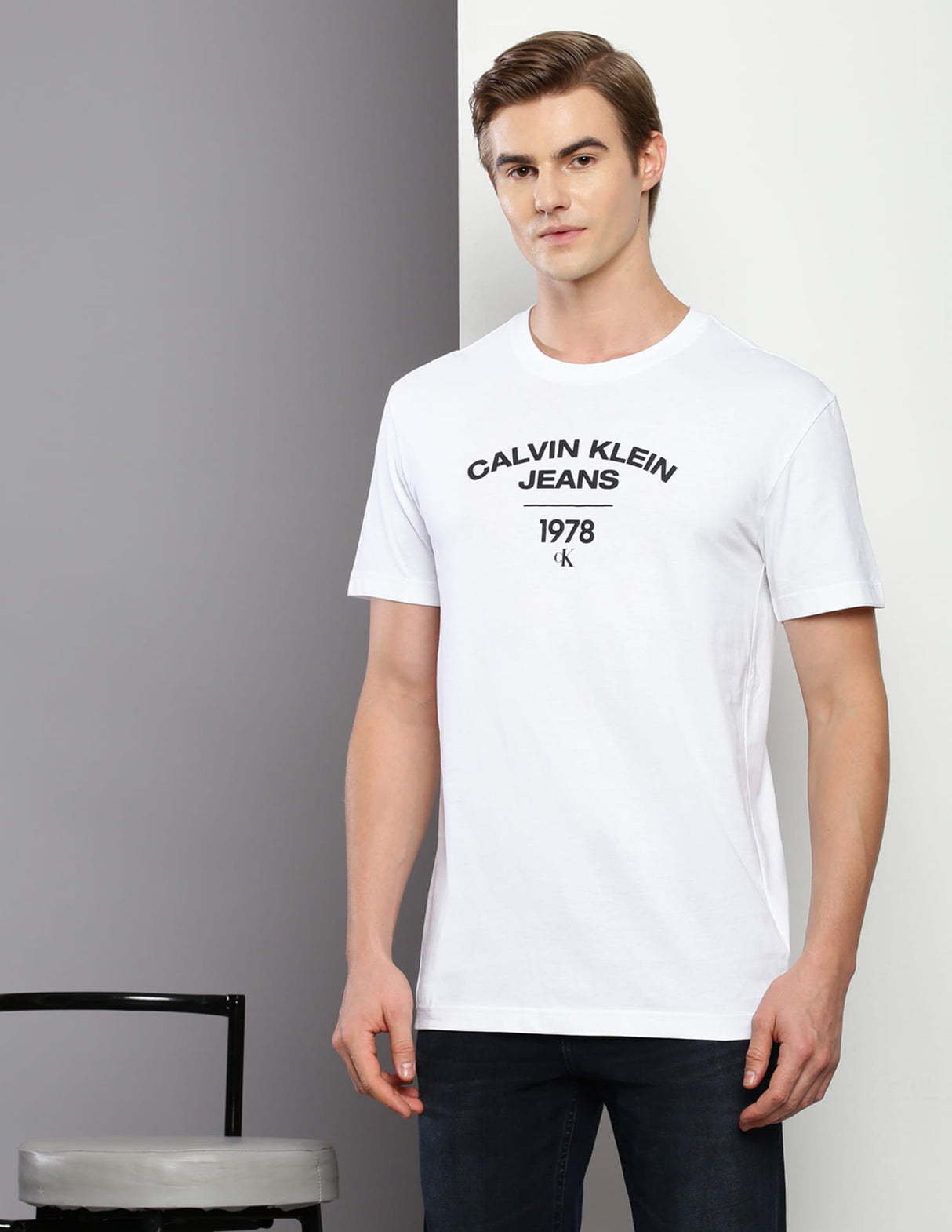 CALVIN KLEIN PRINTED T-SHIRT