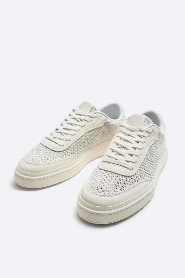 ZARA KNIT BASIC SNEAKERS