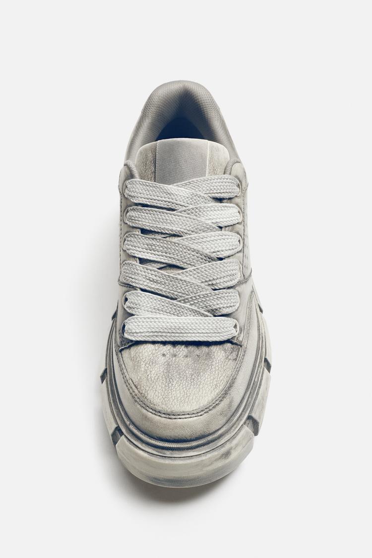 ZARA SNEAKERS WITH A VOLUME SOLE