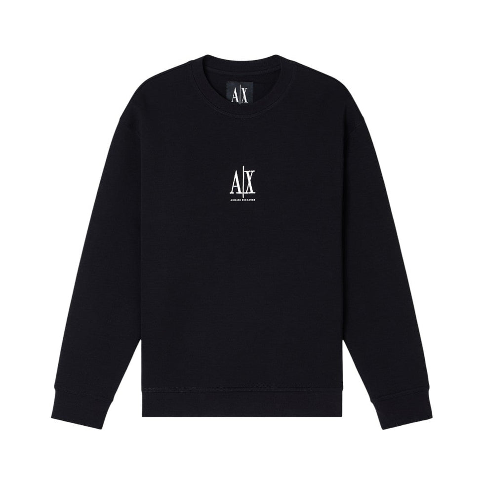 Armani Exchange Crewneck Sweatshirt With Embroidered Logo
