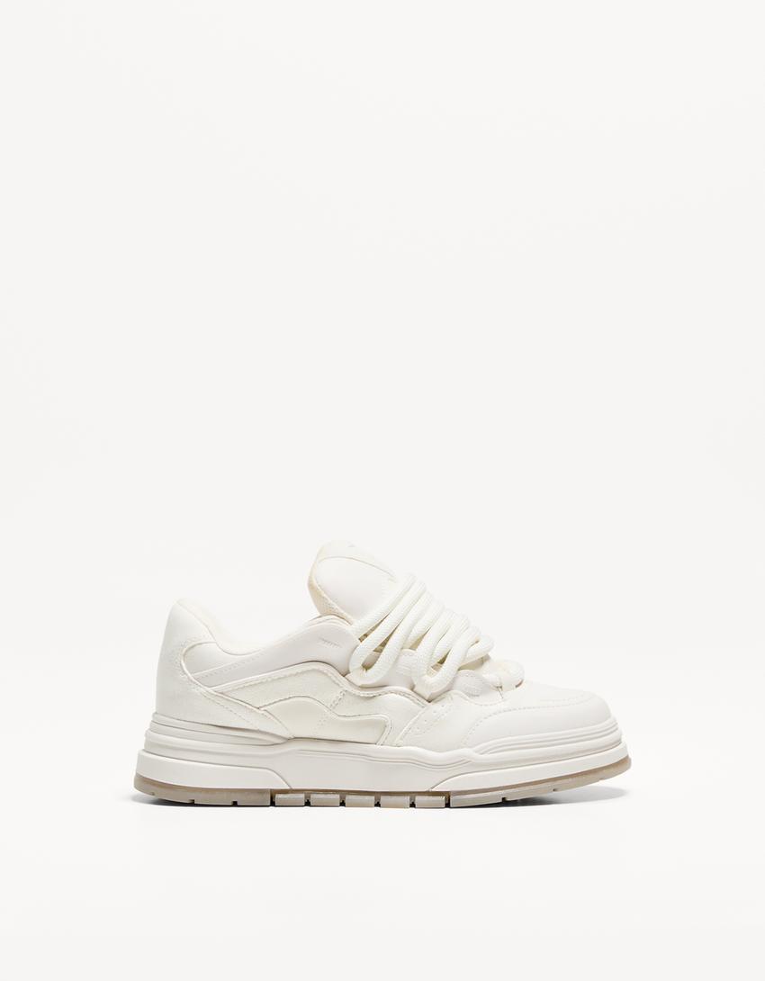 Bershka Multi-piece Chunky skater trainers