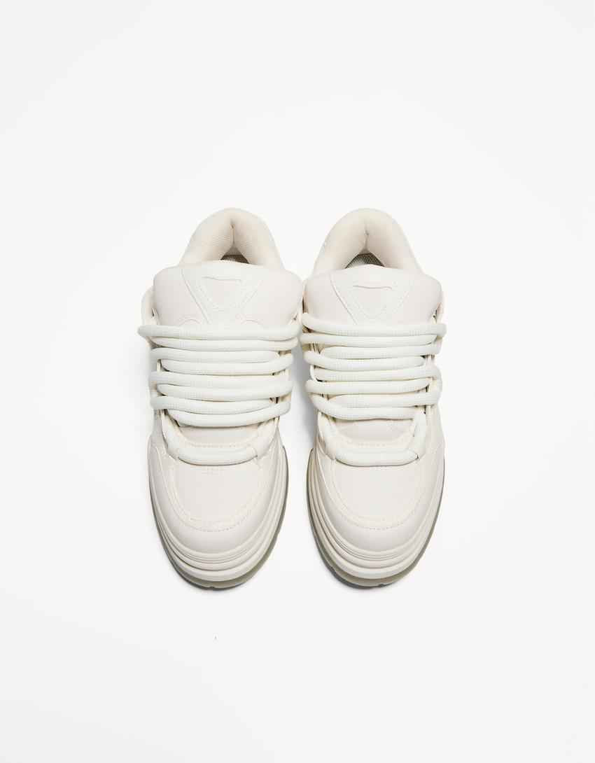 Bershka Multi-piece Chunky skater trainers
