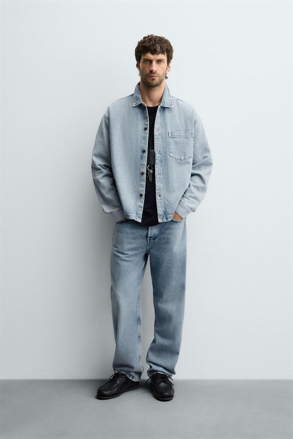 ZARA OVERSHIRT JEANS