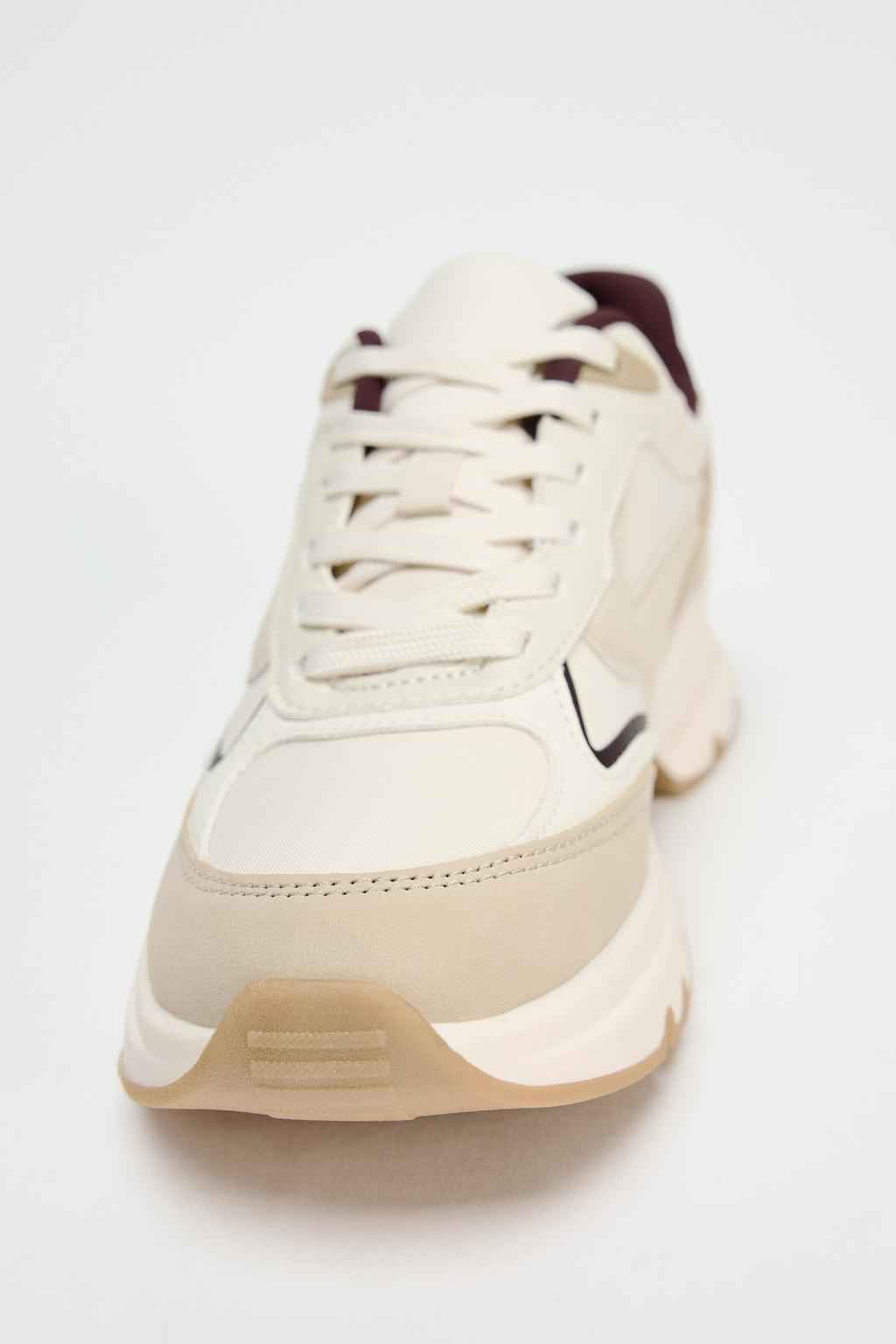 ZARA WOMEN CONTRAST RUNNING SHOES