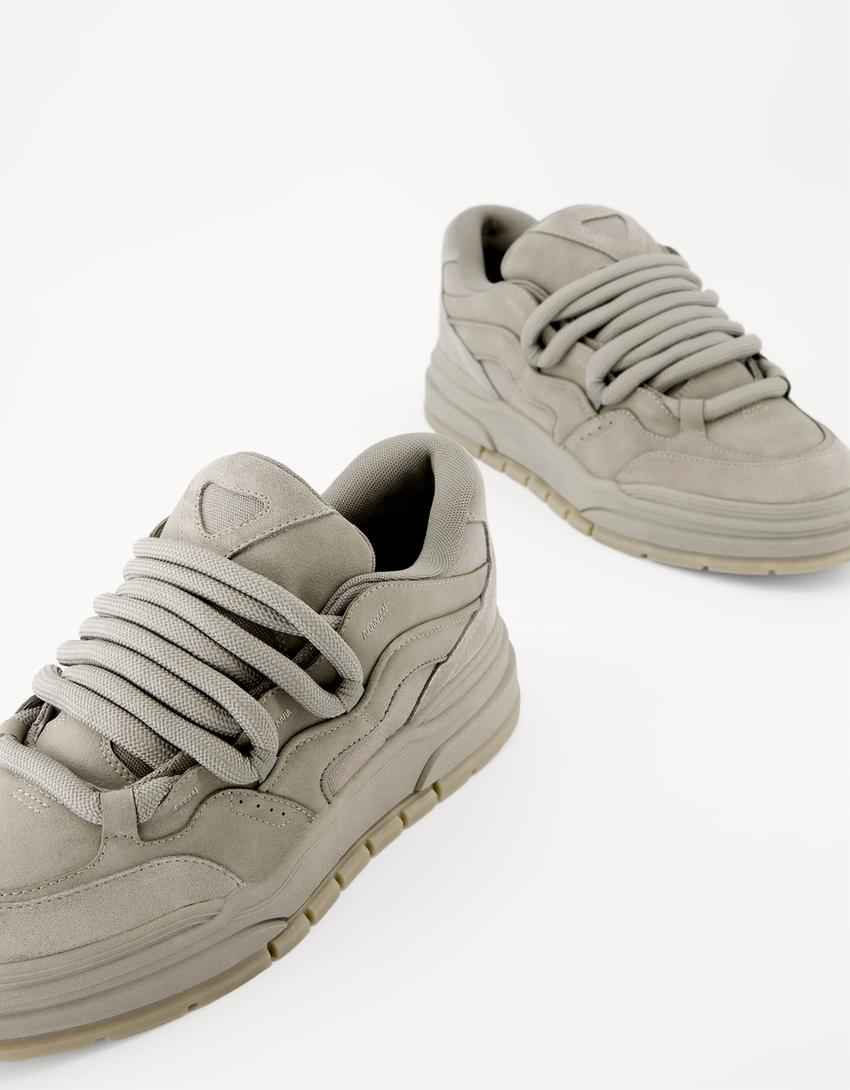 Bershka Multi-piece Chunky skater trainers