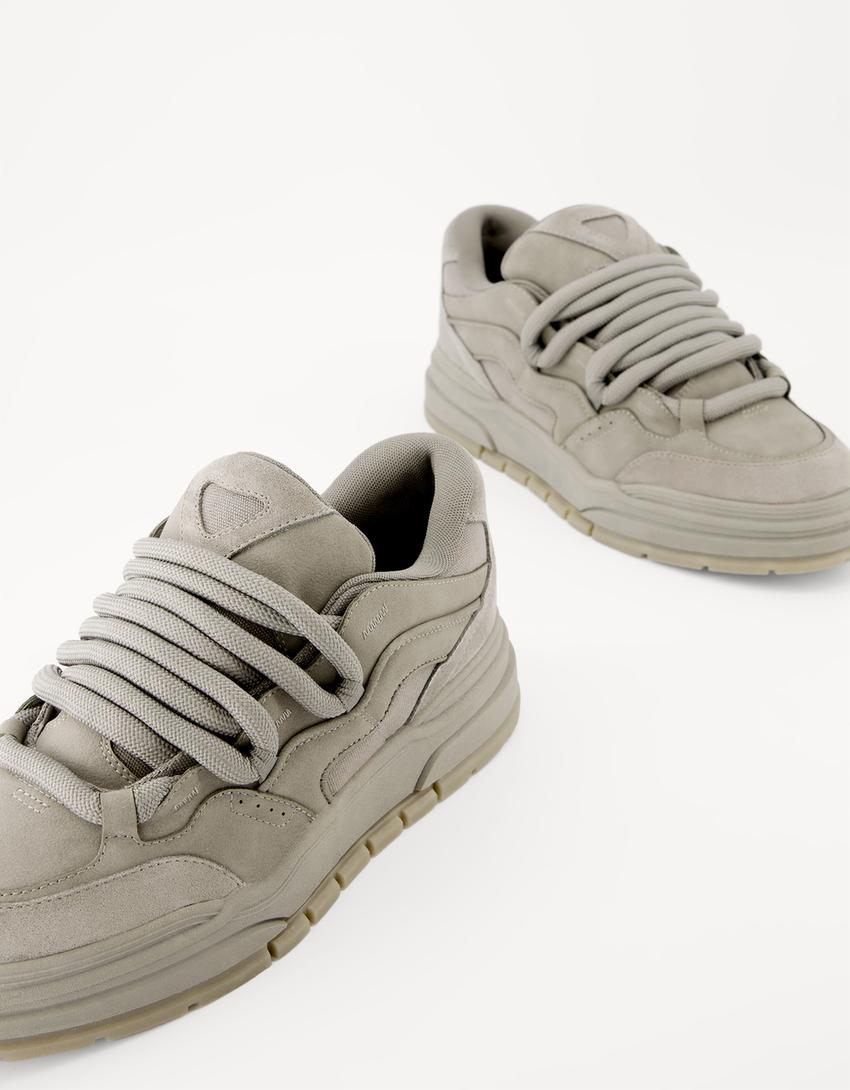 Bershka Multi-piece Chunky skater trainers