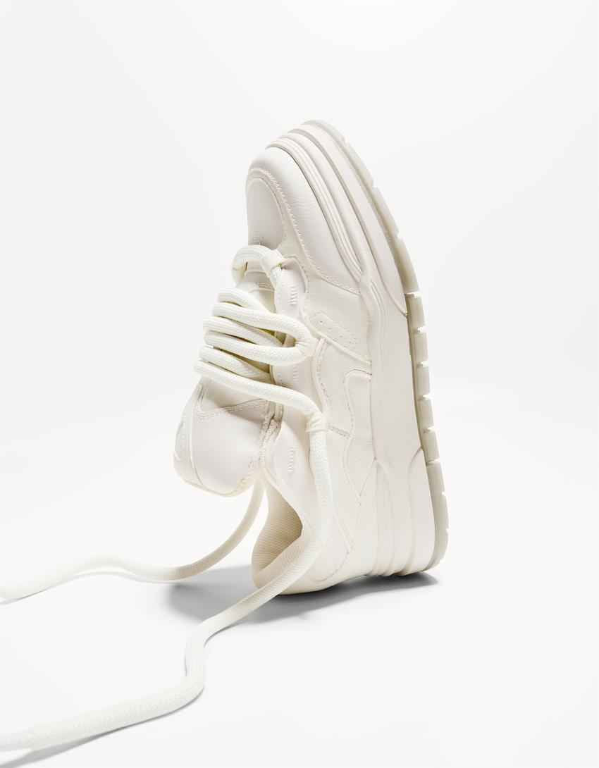 Bershka Multi-piece Chunky skater trainers