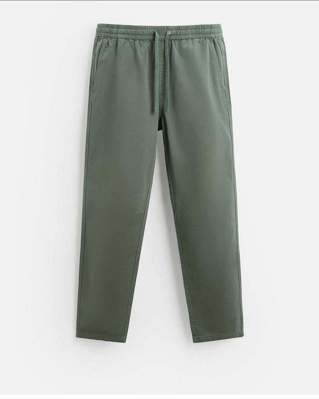 ZARA WASHED JOGGER WAIST TROUSERS