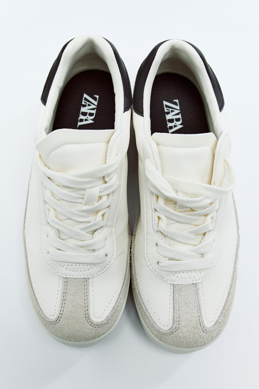ZARA WOMEN CONTRAST TRAINERS