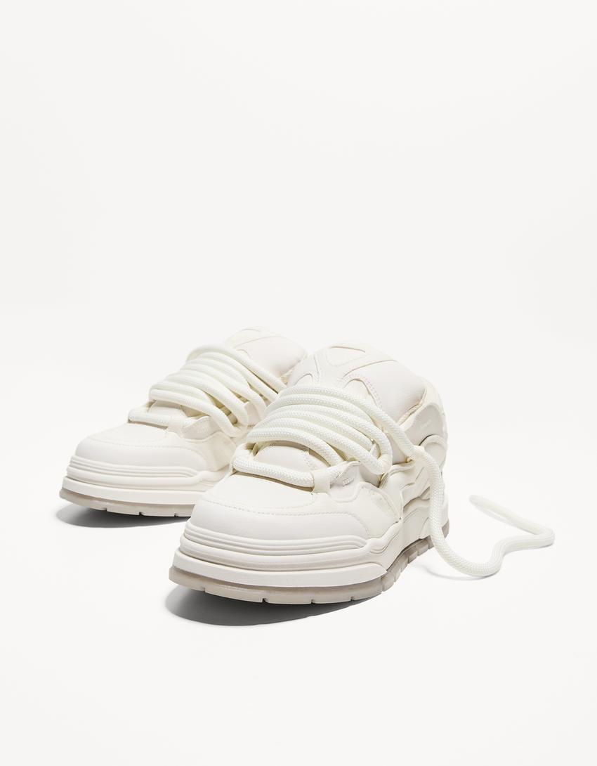 Bershka Multi-piece Chunky skater trainers