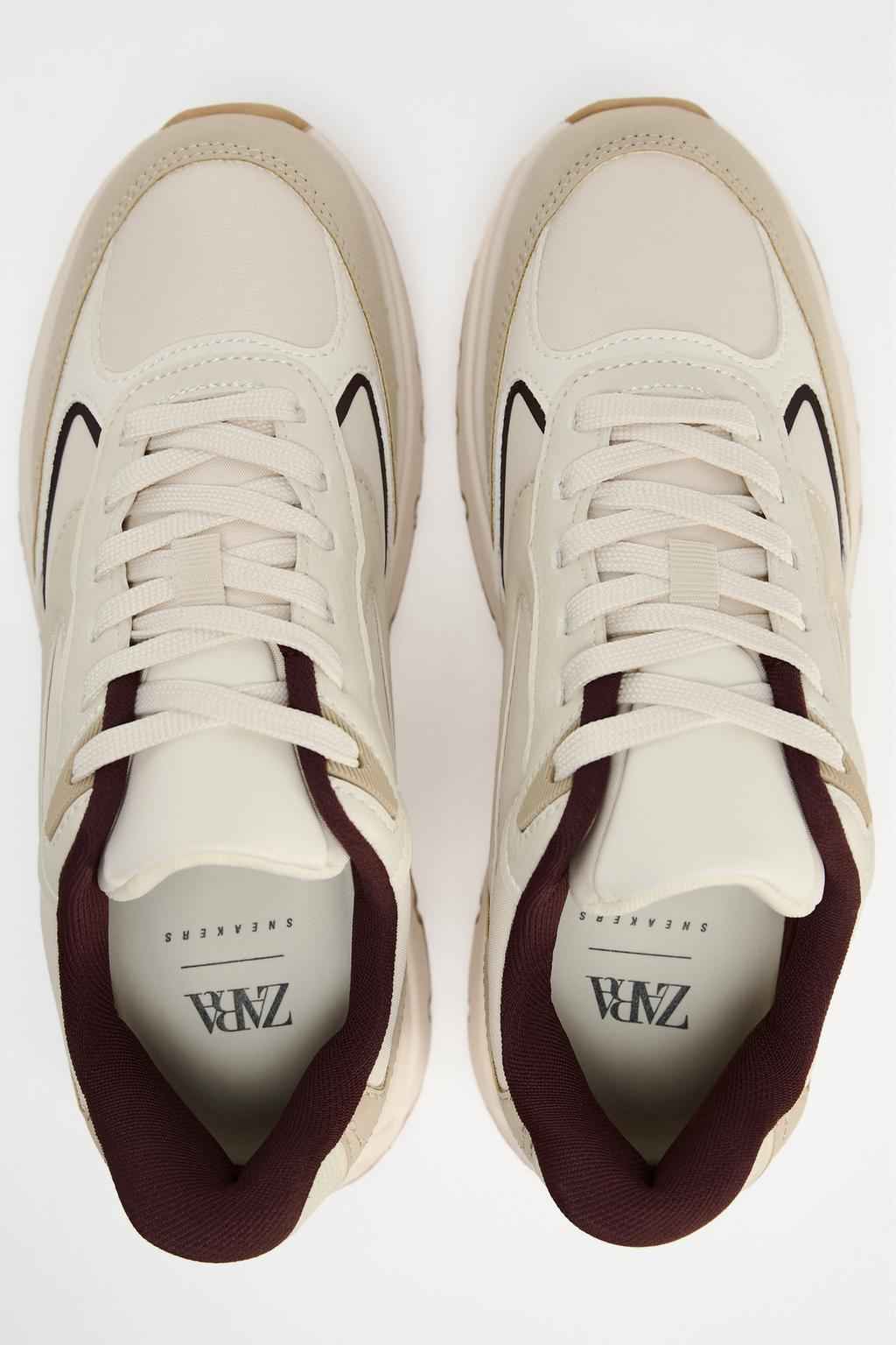 ZARA WOMEN CONTRAST RUNNING SHOES