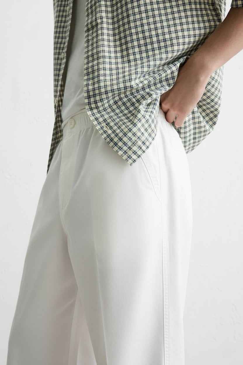Zara distressed canvas trousers