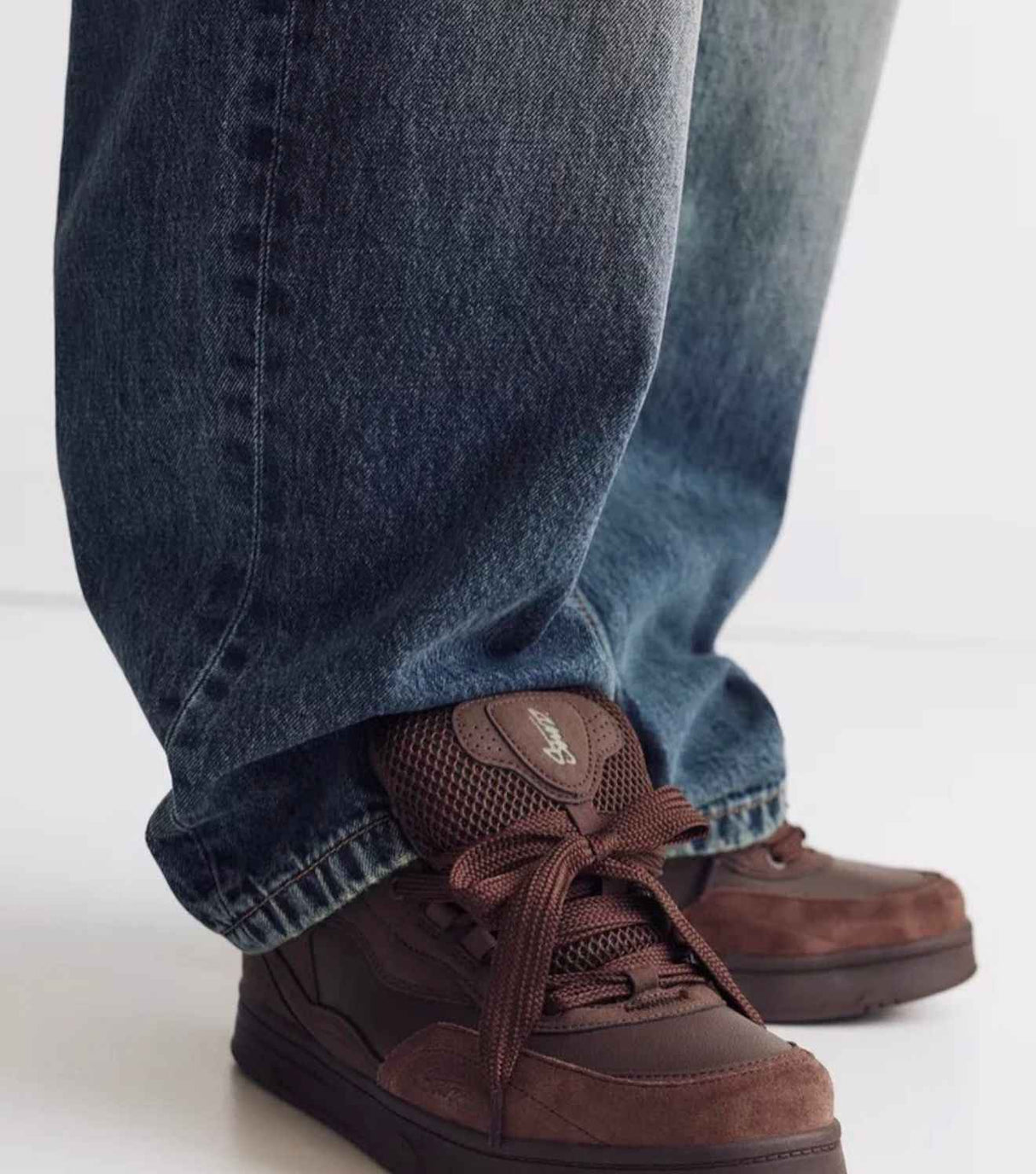 PULL&BEAR STWD SKATE SNEAKERS