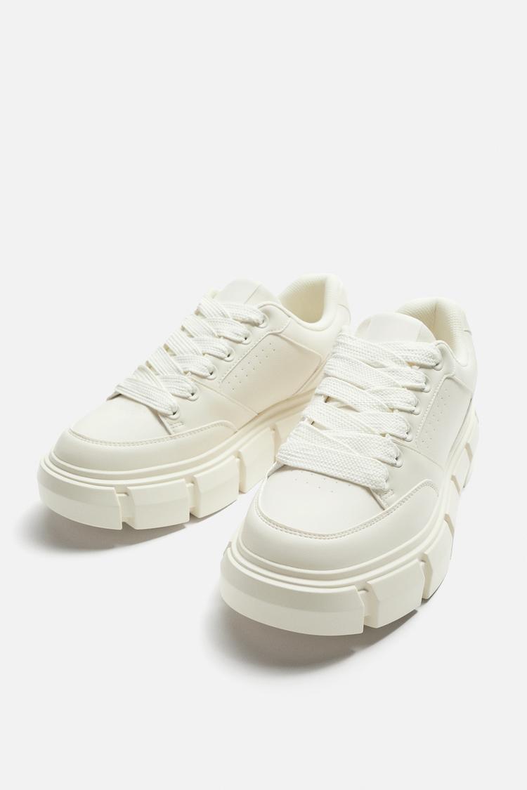 ZARA SNEAKERS WITH A VOLUME SOLE