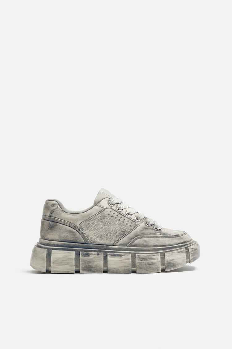 ZARA SNEAKERS WITH A VOLUME SOLE