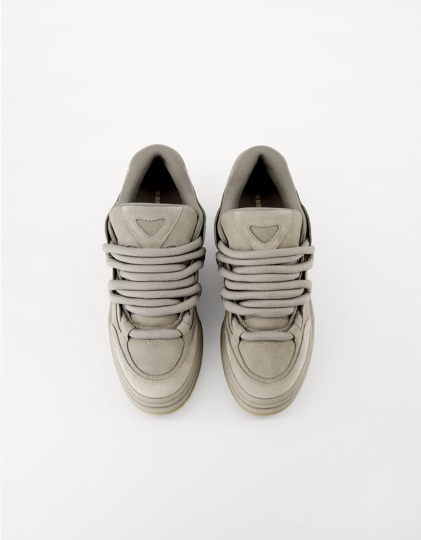 Bershka Multi-piece Chunky skater trainers