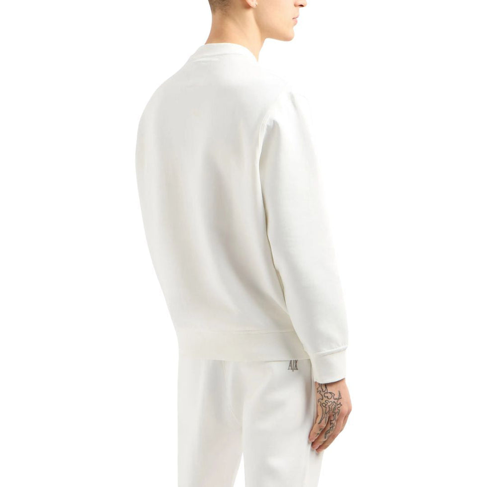 Armani Exchange Crewneck Sweatshirt With Embroidered Logo