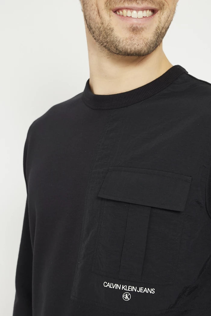 Calvin Klein Terry Sweatshirt in Tempest