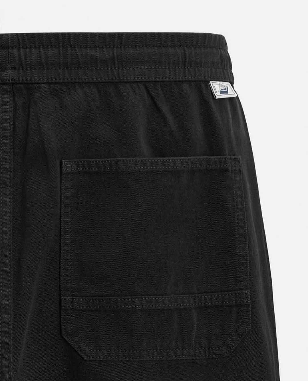 ZARA WASHED JOGGER WAIST TROUSERS