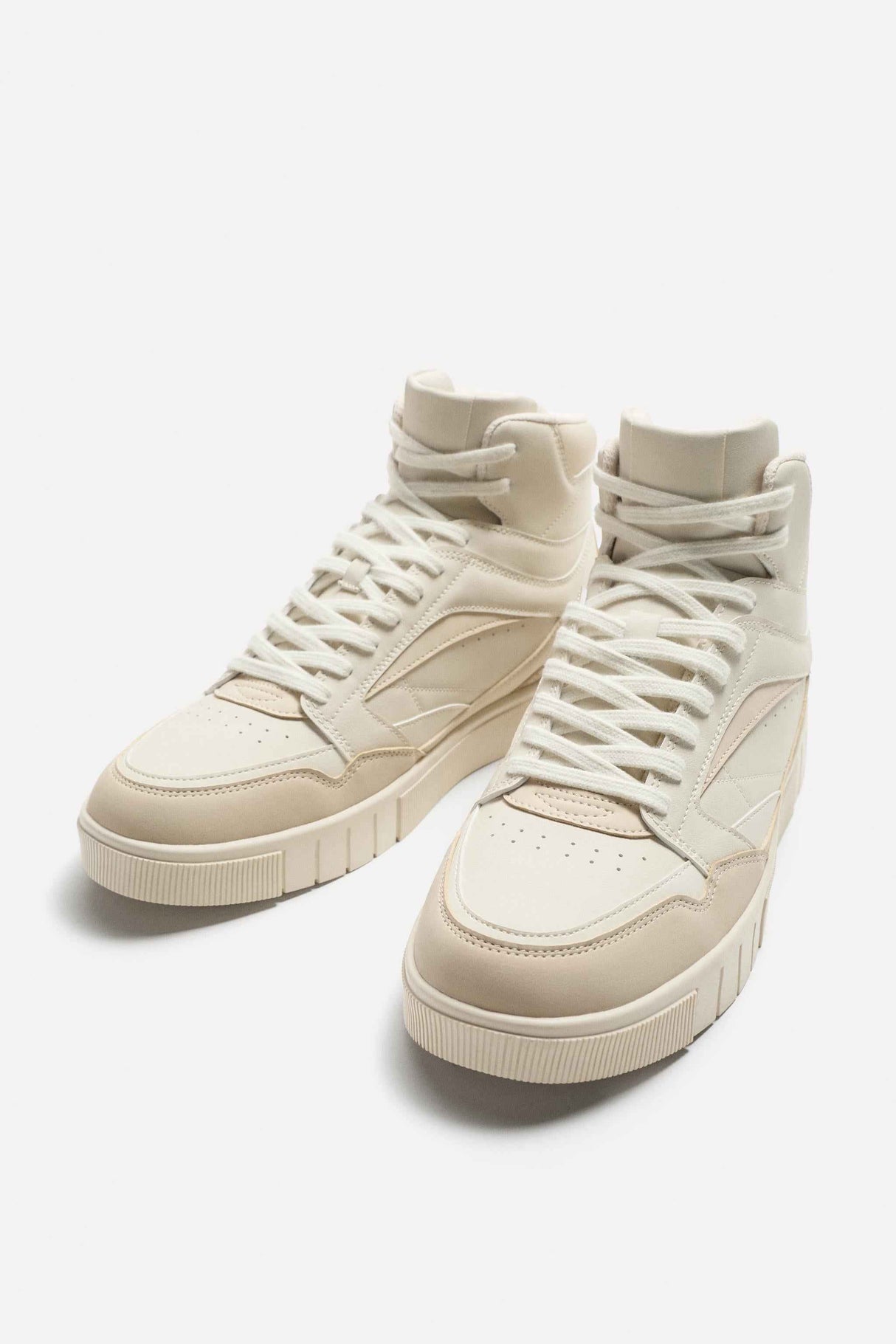 Zara Retro High-Top Trainers