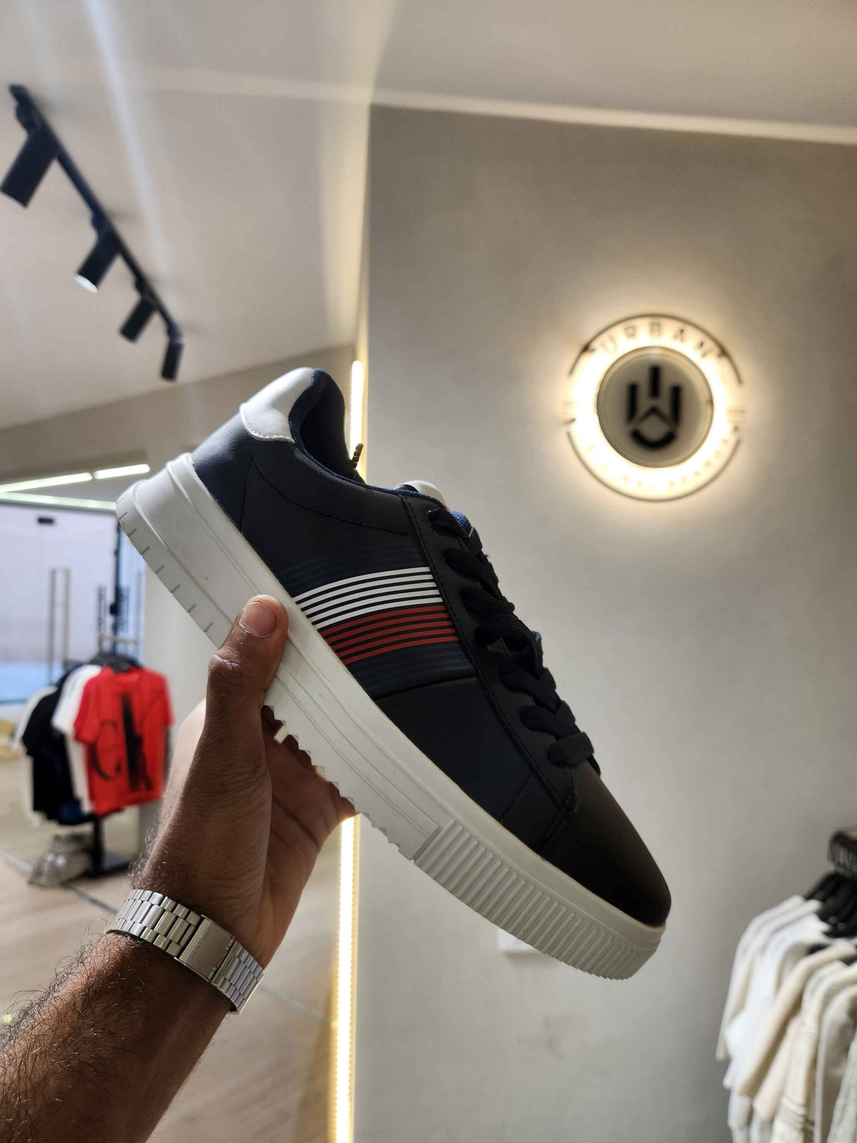 Tommy Hilfiger Leather Sneakers