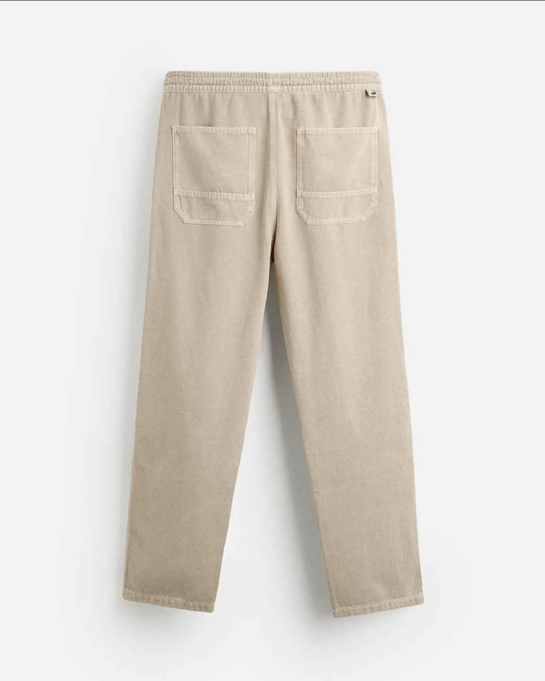 ZARA WASHED JOGGER WAIST TROUSERS